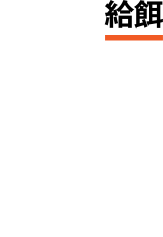 05給餌　食欲を観察し、飼料の成否を確認すべし